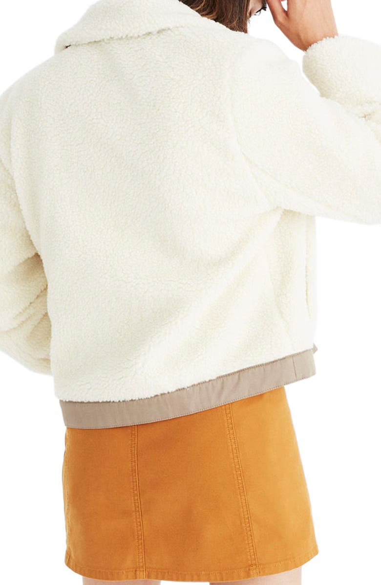 Madewell Portland Fleece Jacket, Main, color, 