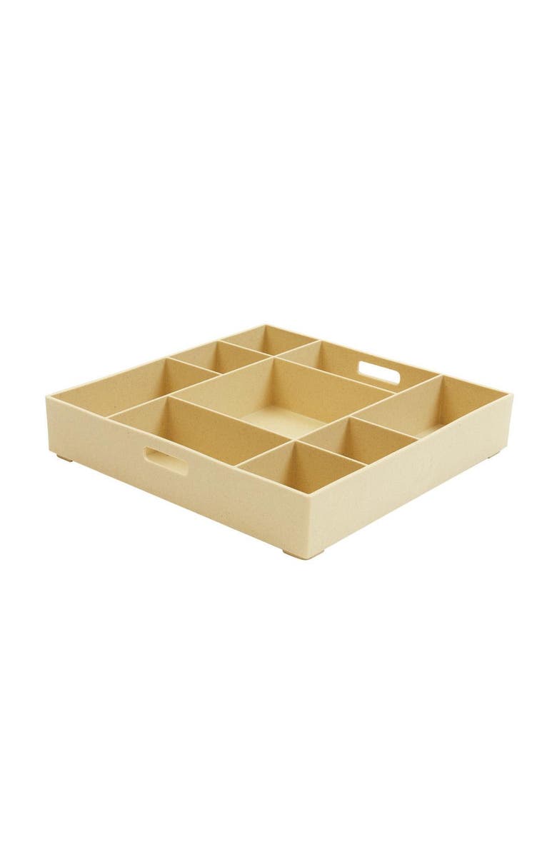 Kaplan Early Learning Company Loose Parts Stackable Tray - Poly+, Alternate, color, Natural