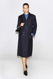 COS Wool Double-Breasted Longline Blazer