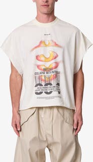 mnml Retina Cut Off Graphic Tee