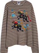 YanYan Horse Embroidered Roll Neck Lambswool Sweater