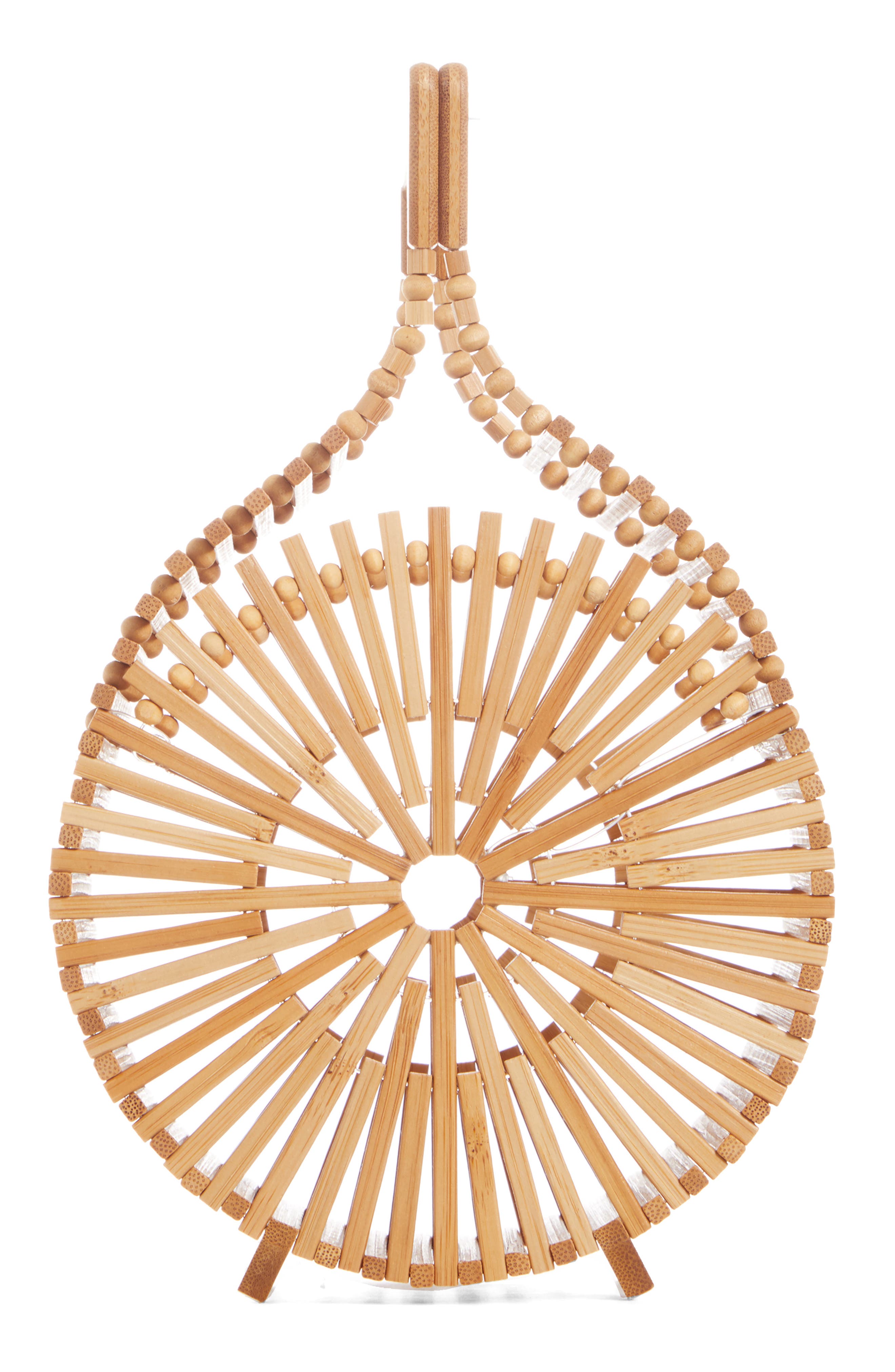 Cult Gaia Zaha Top Handle Bamboo Bag, Alternate, color, 