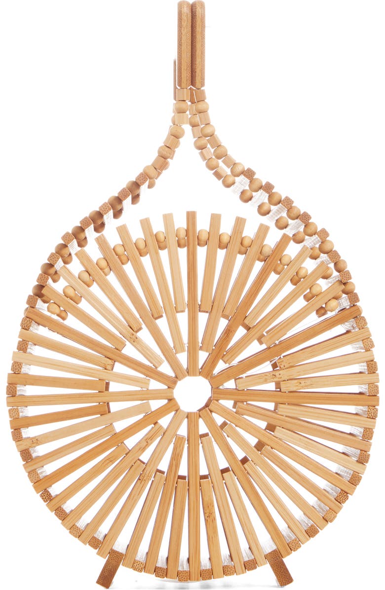 Cult Gaia Zaha Top Handle Bamboo Bag, Alternate, color,