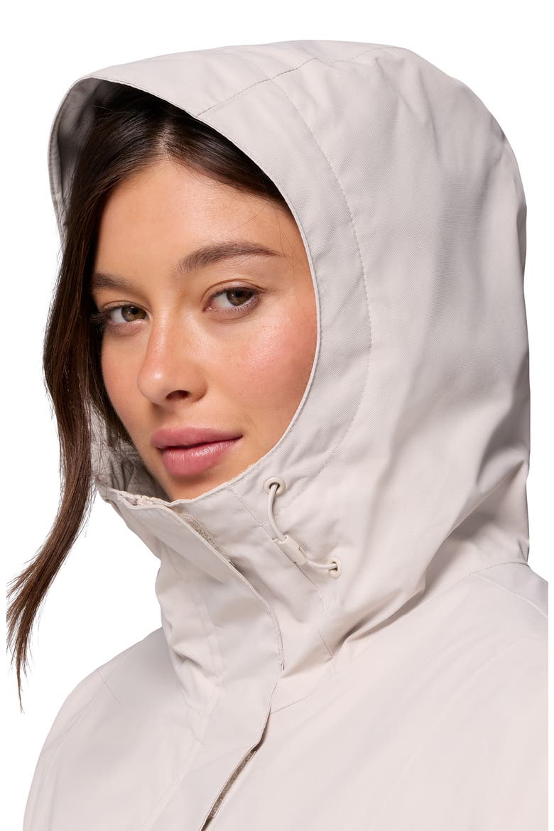 Hikebound II Long Waterproof Jacket, Alternate, color, DARK STONE