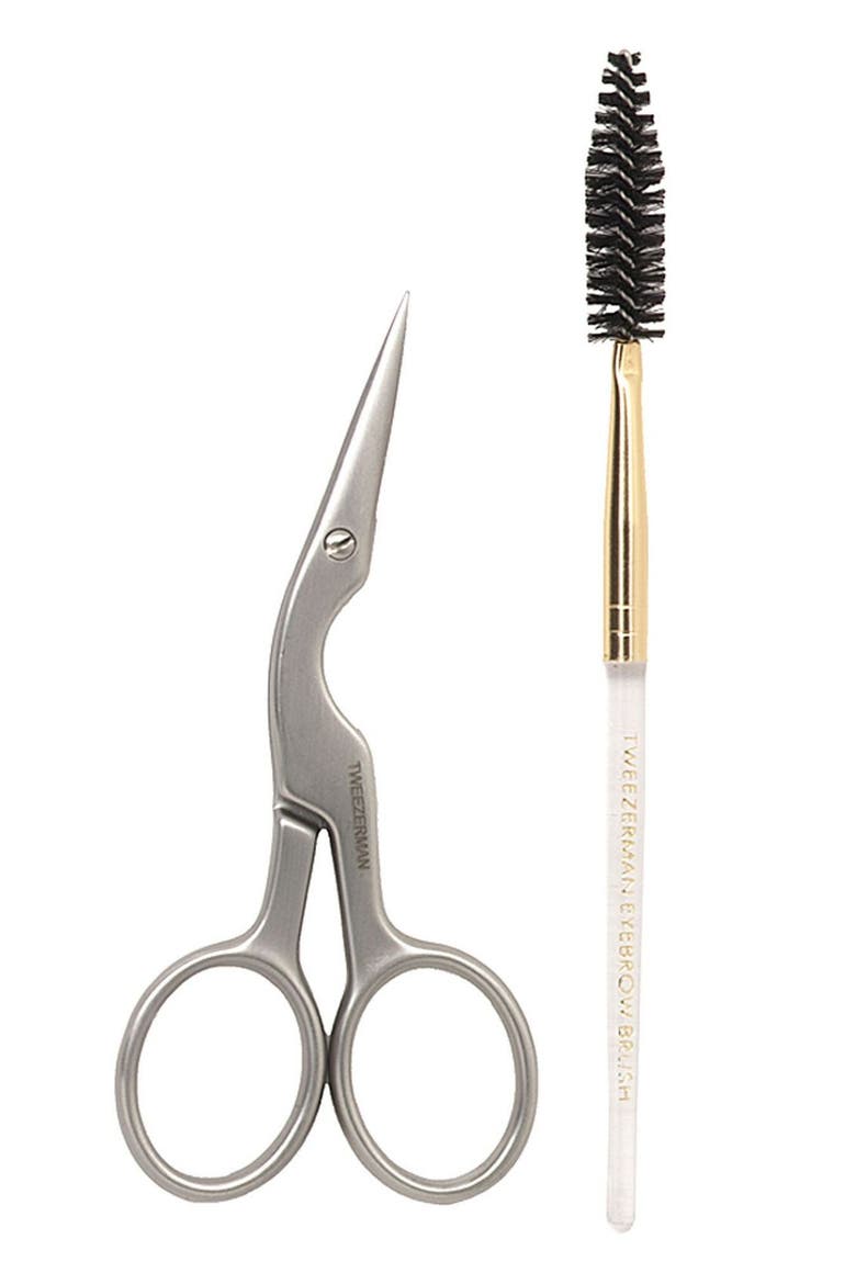 Brow Shaping Scissors & Brush Duo, Main, color, NO COLOR