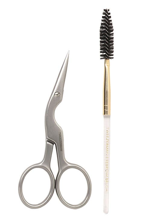 Brow Shaping Scissors & Brush Duo