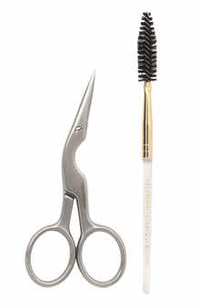 TWEEZERMAN Brow Shaping Scissors & Brush Duo