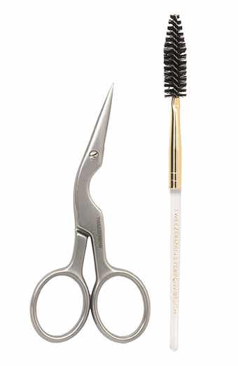 TWEEZERMAN Brow Shaping Scissors & Brush Duo