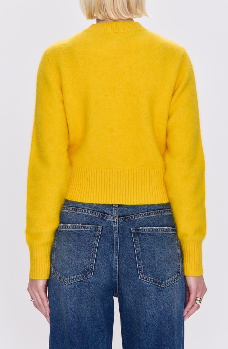 Pistola Sara Crewneck Sweater, Alternate, color, Citron