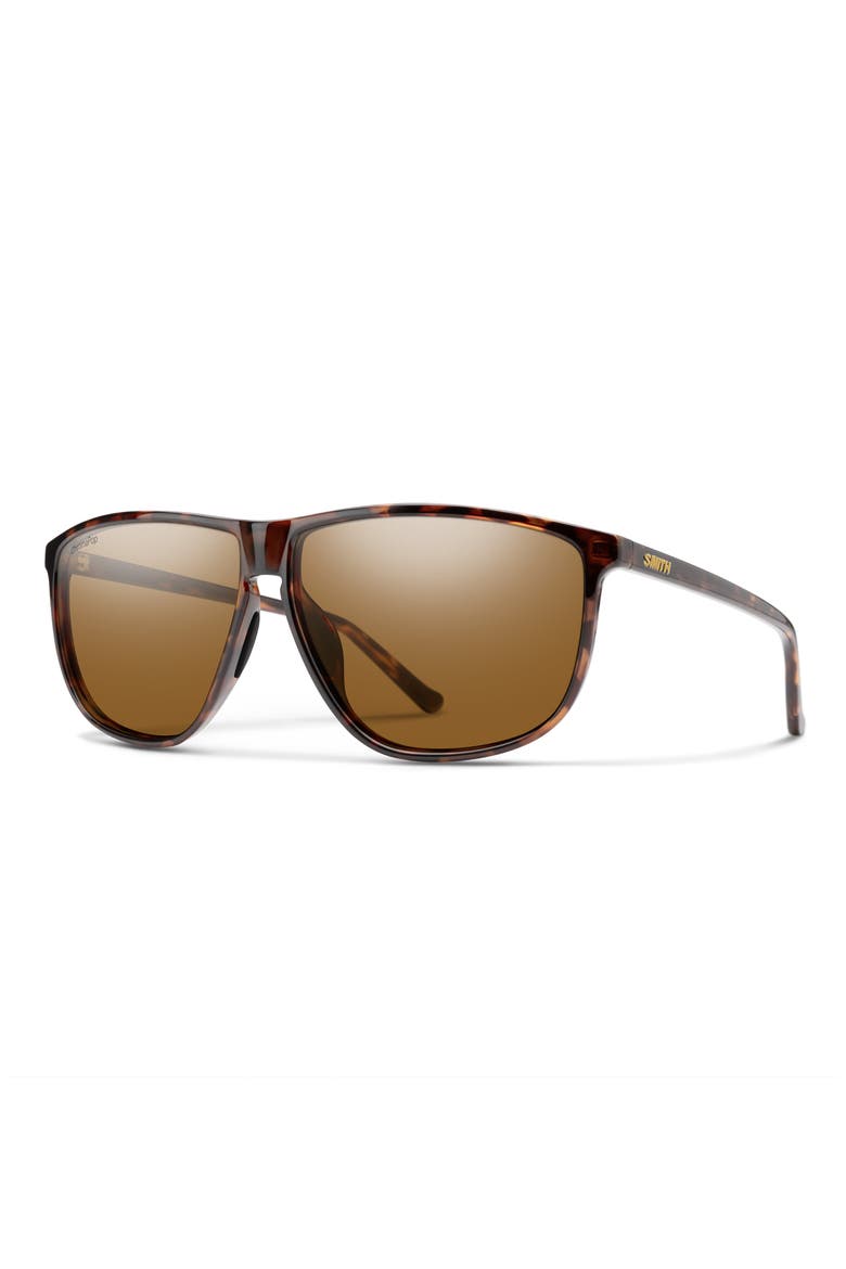 Mono Lake 63m Oversize ChromaPop™ Polarized Round Sunglasses, Alternate, color, TORTOISE / BROWN