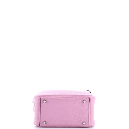 Pre-owned Hermes Hermes Lindy Bag Clemence Mini In Purple