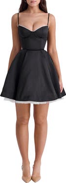 HOUSE OF CB Minimoiselle Fit & Flare Minidress