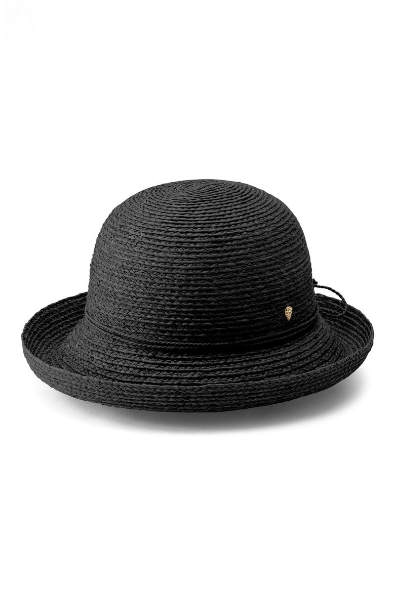 Prima 8 Straw Sun Hat, Main, color, CHARCOAL
