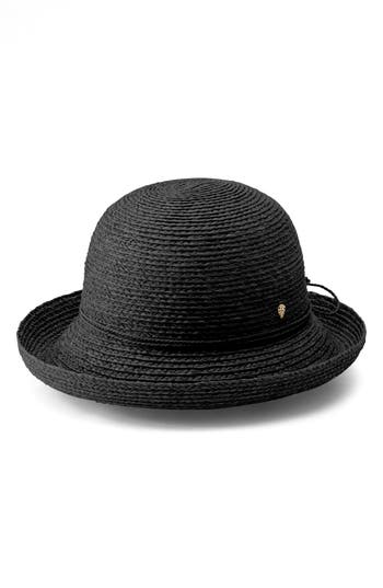 Helen Kaminski Prima 8 Straw Sun Hat In Charcoal