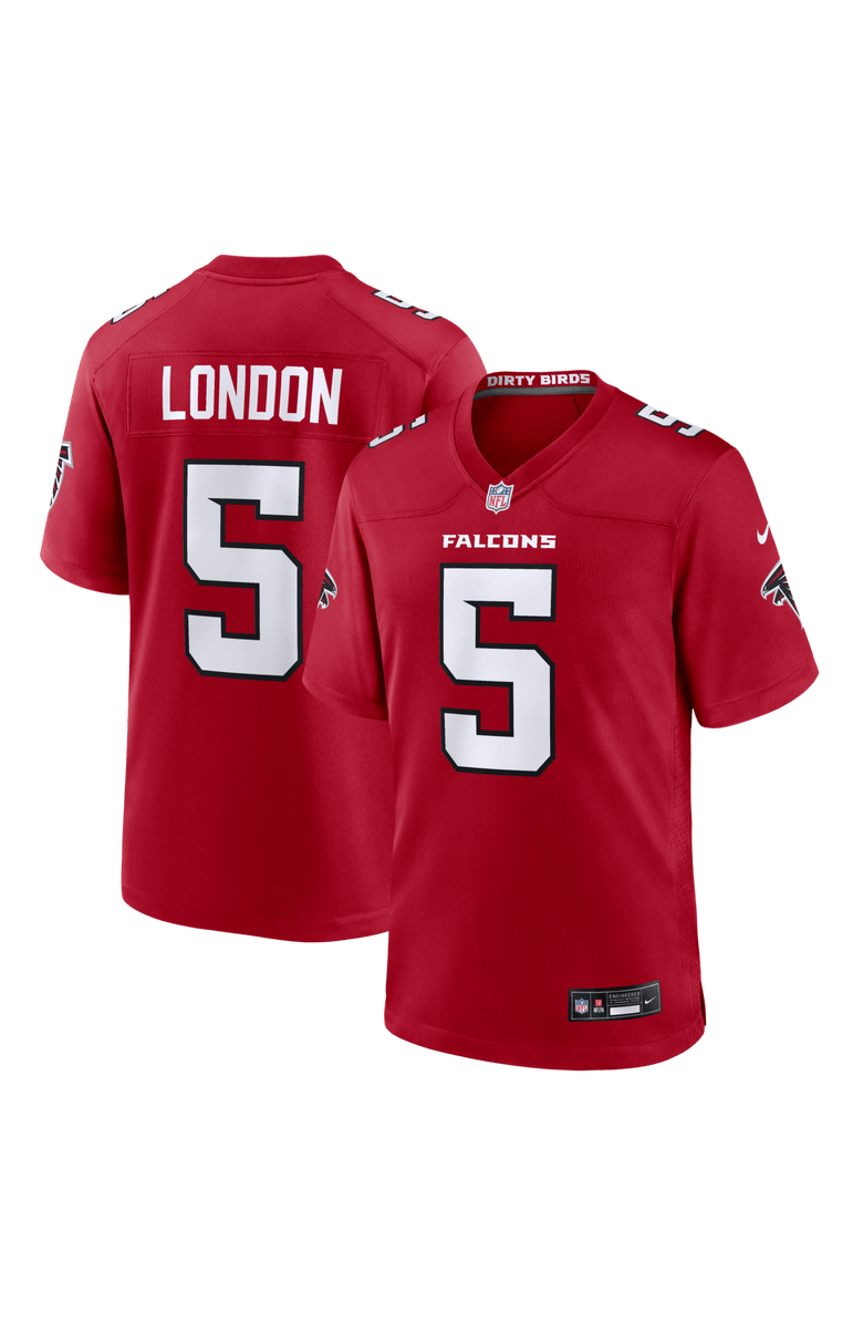 Nike Men's Nike Drake London Red Atlanta Falcons Game Jersey, Main, color, Red