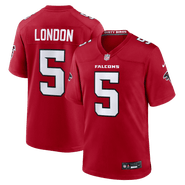 Nike Men's Nike Drake London Red Atlanta Falcons Game Jersey
