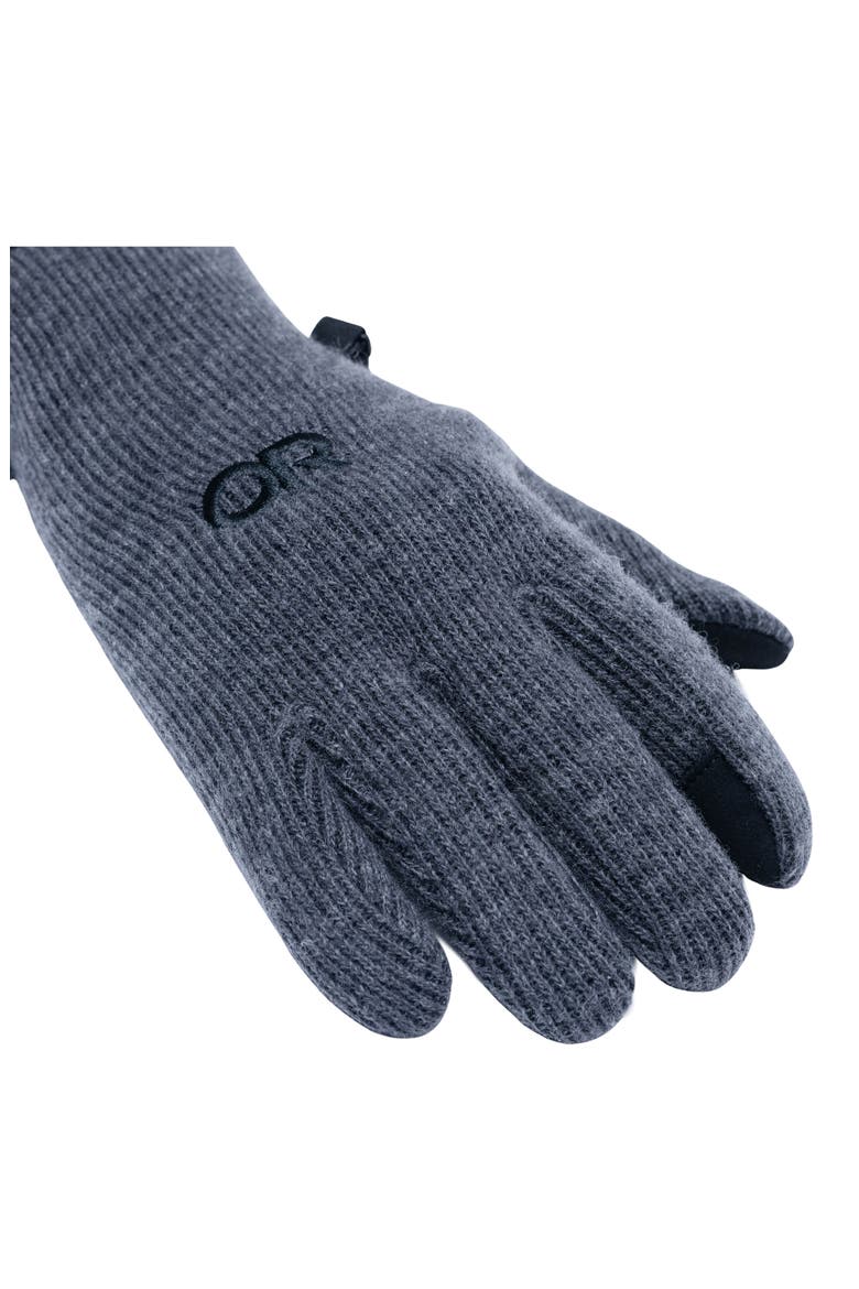 Flurry Sensor Gloves, Alternate, color, CHARCOAL
