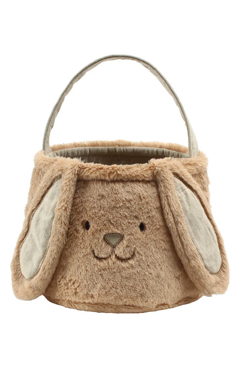 Levtex Fluffy Bunny Easter Basket, Main, color, 
