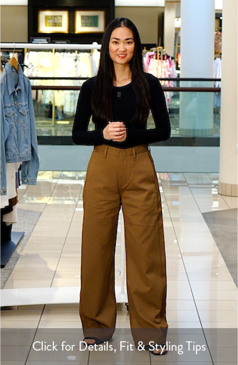 Ayla High Waist Wide Leg Pants, sales video thumbnail