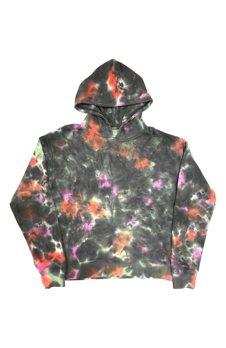 Profound Tie Dye Swirl Graphic Hoodie, Main, color, 