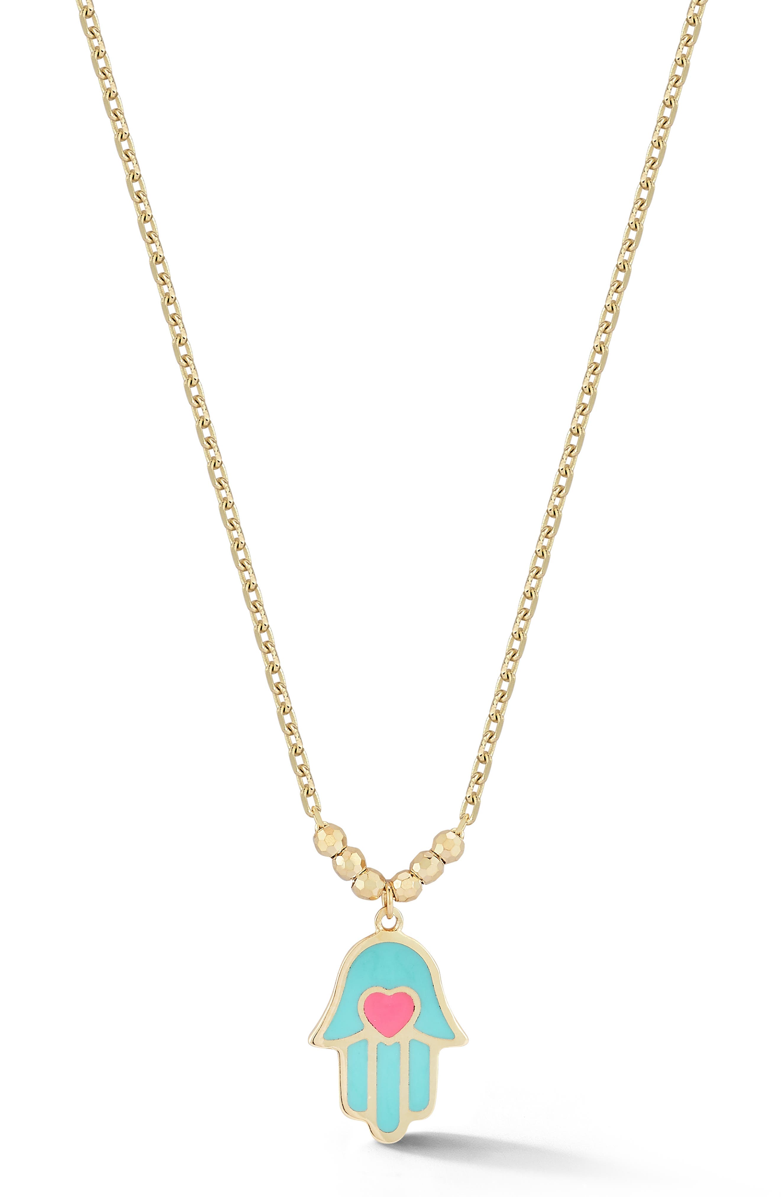 Ember Fine Jewelry 14K Gold Hamsa Pendant Necklace