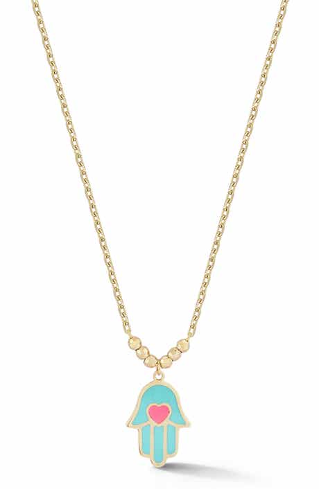 Ember Fine Jewelry 14K Gold Hamsa Pendant Necklace