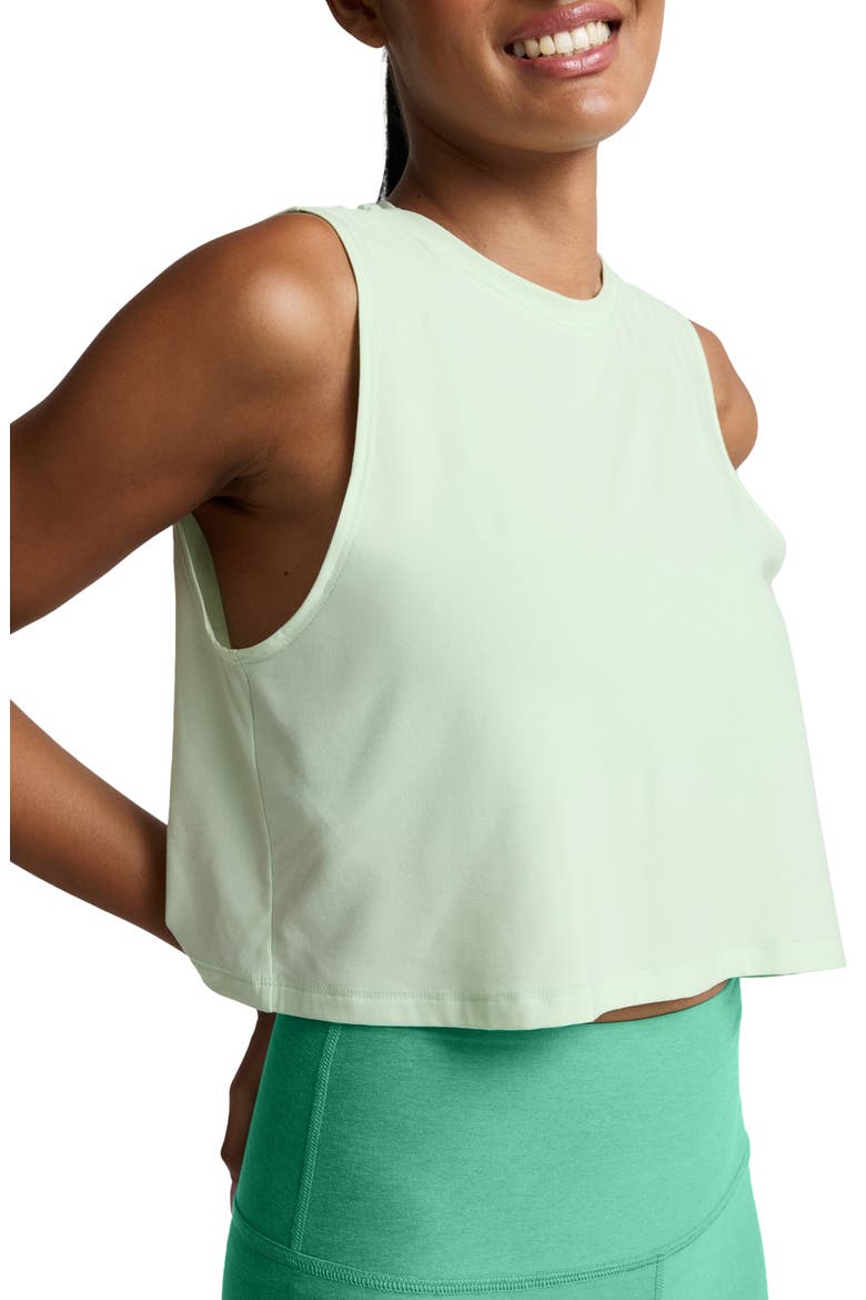 Featherweight Minimal Crop Tank, Alternate, color, AIRY GREEN HEATHER