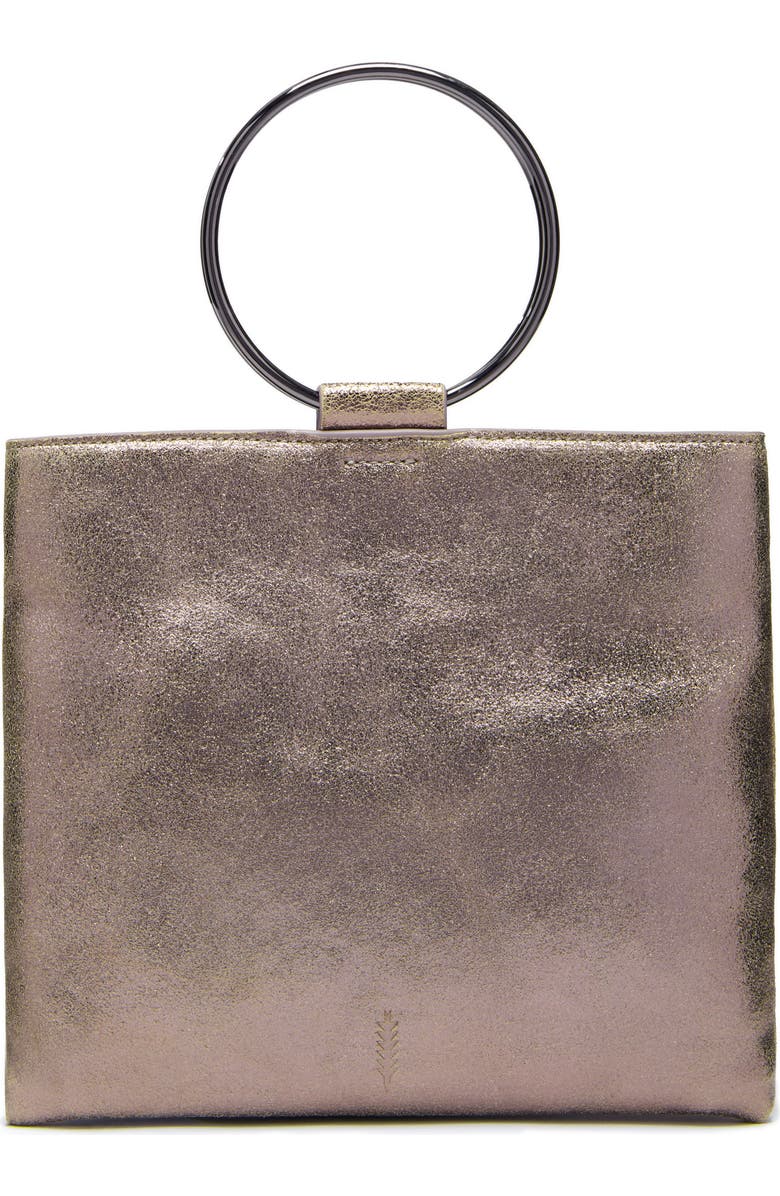 Thacker Le Pouch Leather Ring Handle Crossbody Bag, Main, color,