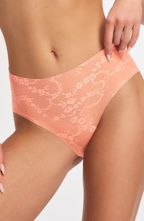 No-Show Lace Hipster Briefs (Regular & Plus)