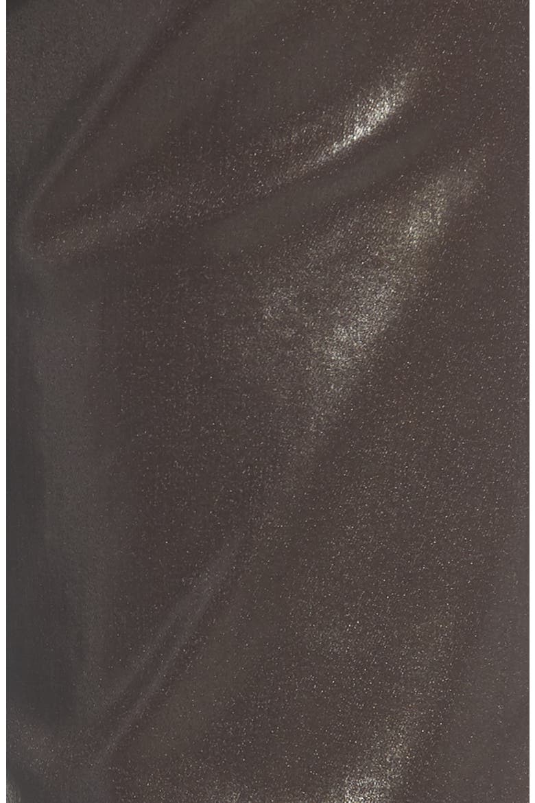 Olivia High Waist Slim Faux Leather Pants, Alternate, color, RAISIN LEATHERETTE