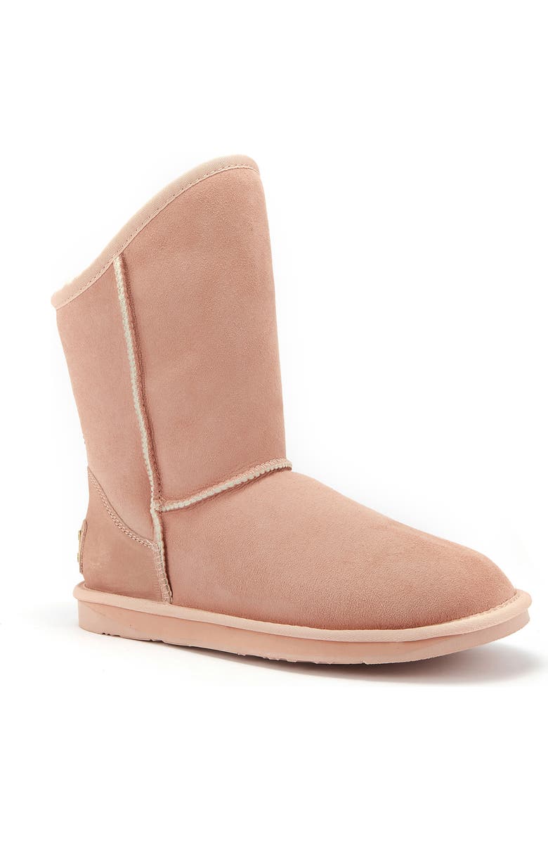 Australia Luxe Collective Cosy Genuine Shearling Short Boot, Main, color, Rose