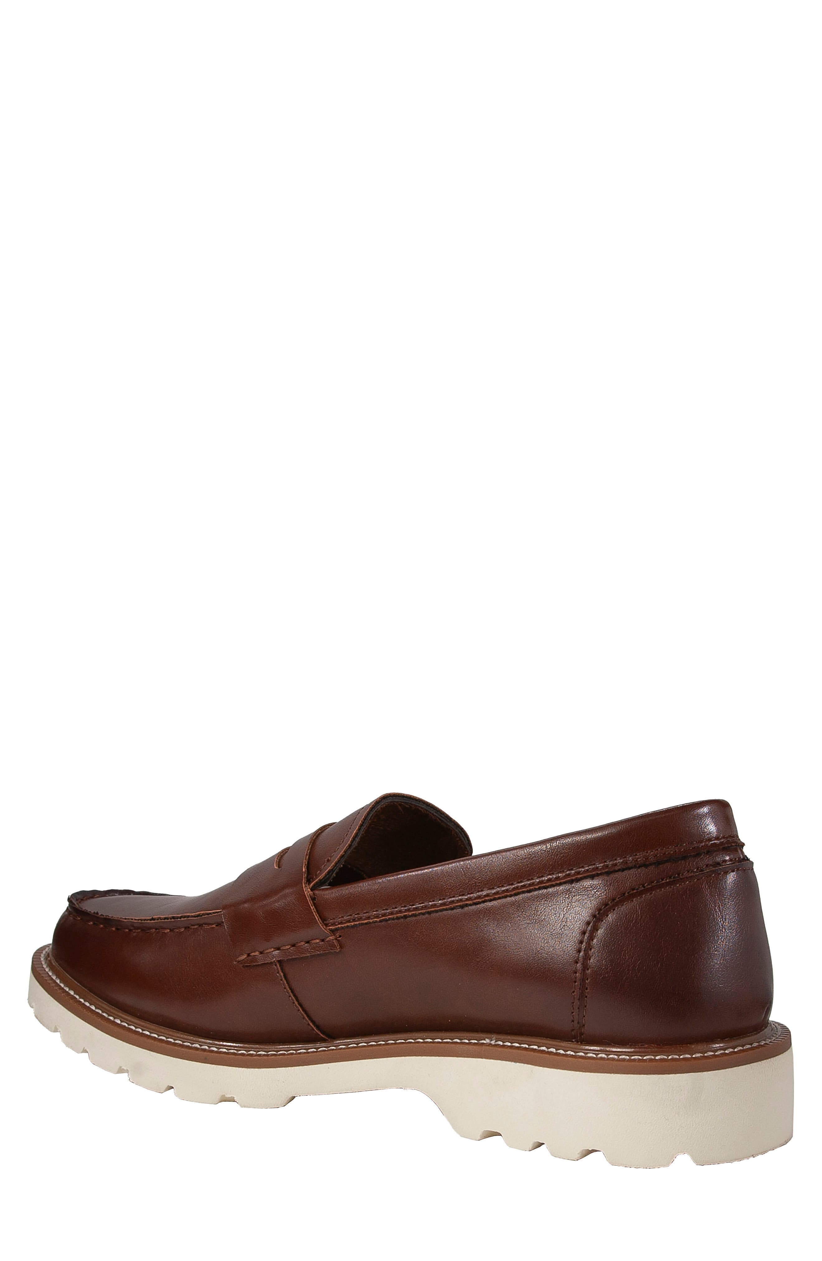 Deer Stags Infinity SUPRO Penny Loafer, Alternate, color, Brown