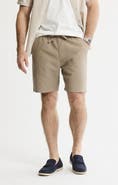 JACHS Cotton Twill Drawstring Shorts