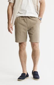 JACHS Cotton Twill Drawstring Shorts