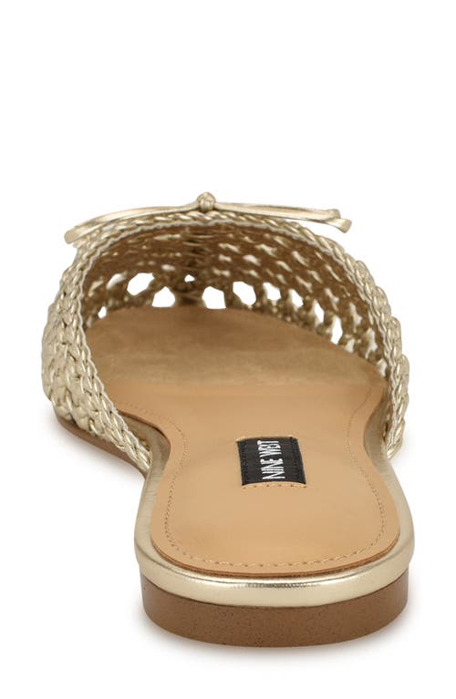 Nine West Lolah Mule In Gold