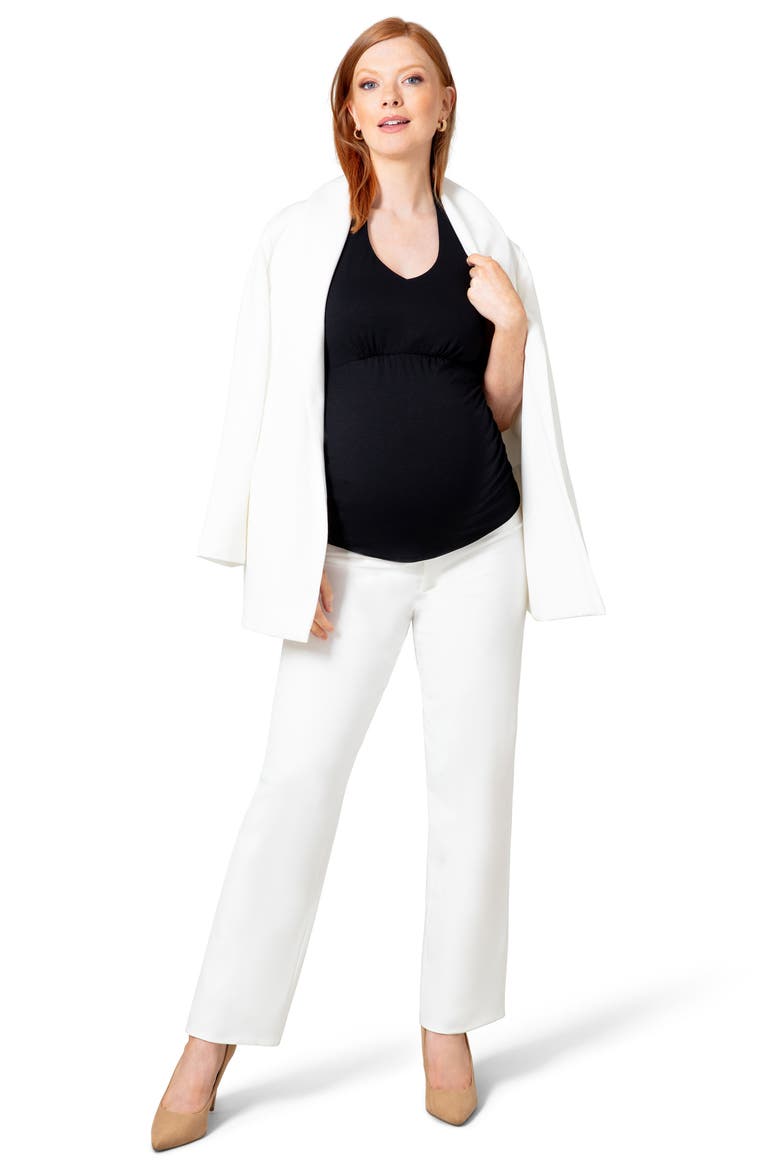 Remi Straight Leg Trouser, Alternate, color, IVORY