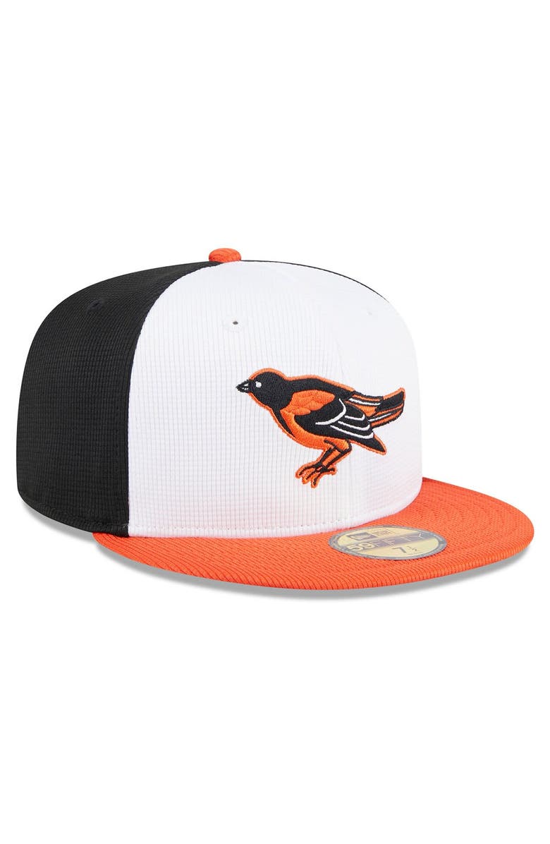 New Era Men's New Era White Baltimore Orioles 2024 Batting Practice 59FIFTY Fitted Hat, Alternate, color, White