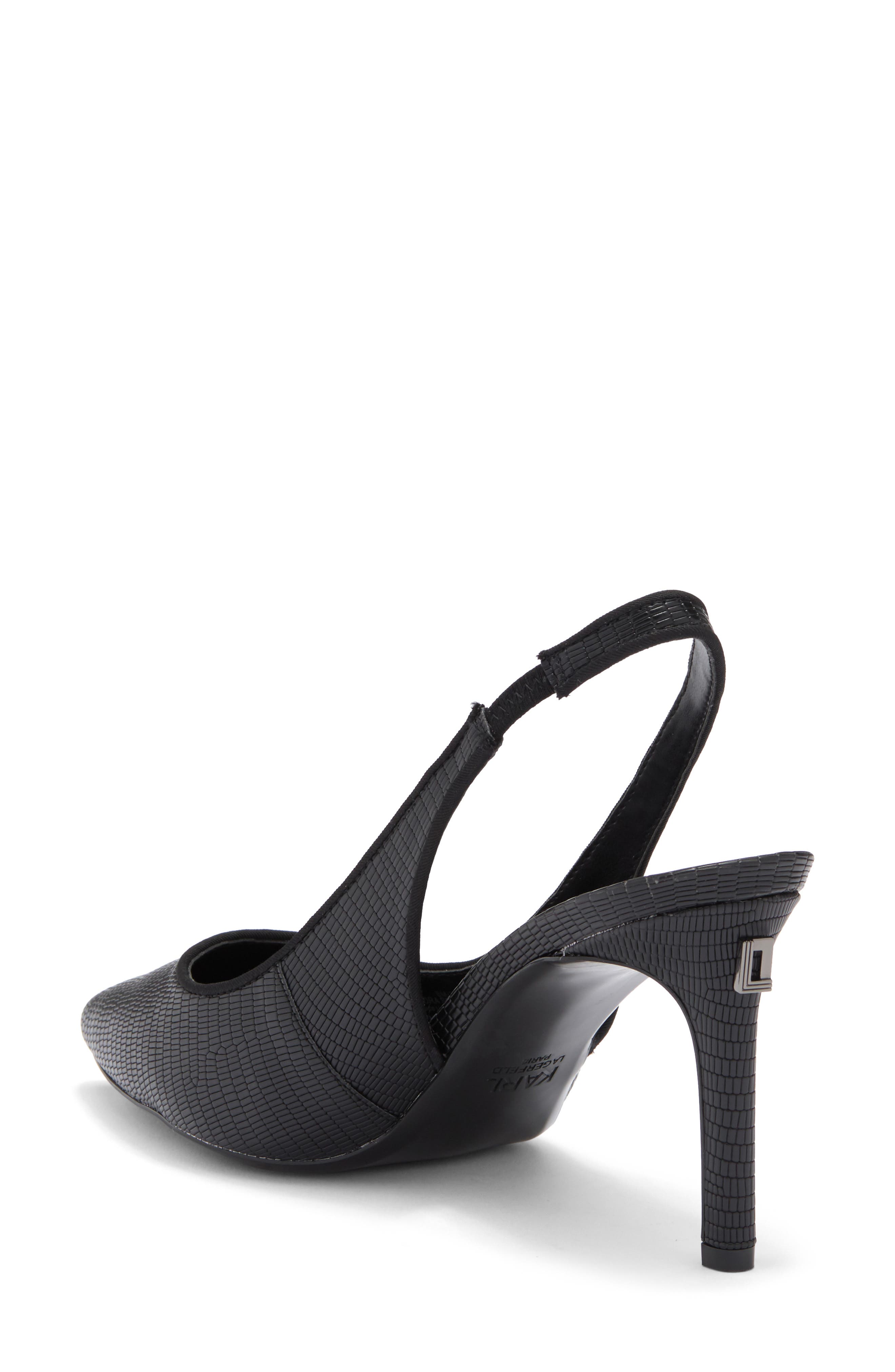 KARL LAGERFELD PARIS Glora Slingback Pump, Alternate, color, 
