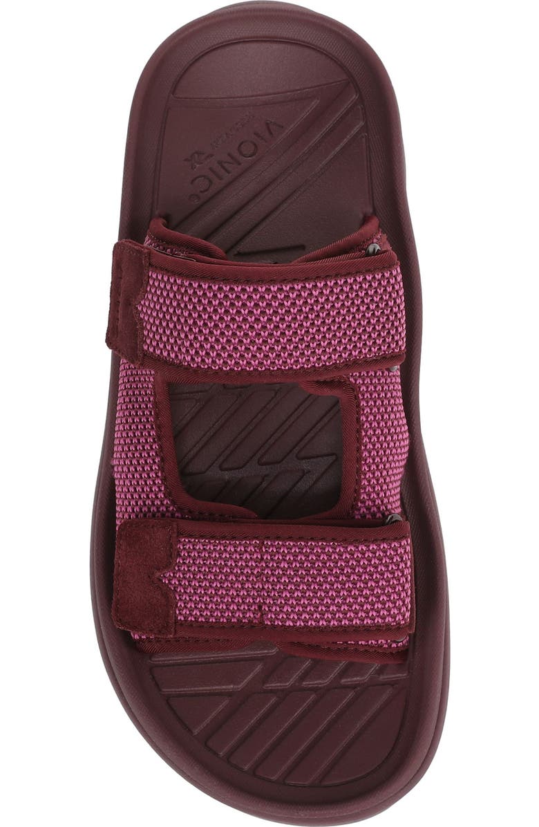 Vionic Hope RX Recovery Sandal, Alternate, color, Cherry Jubilee