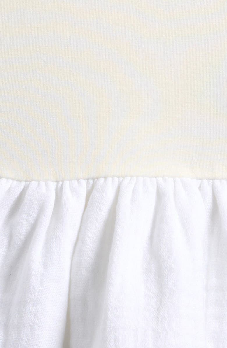 Moncler Kids' Cotton T-Shirt Dress, Alternate, color, Natural