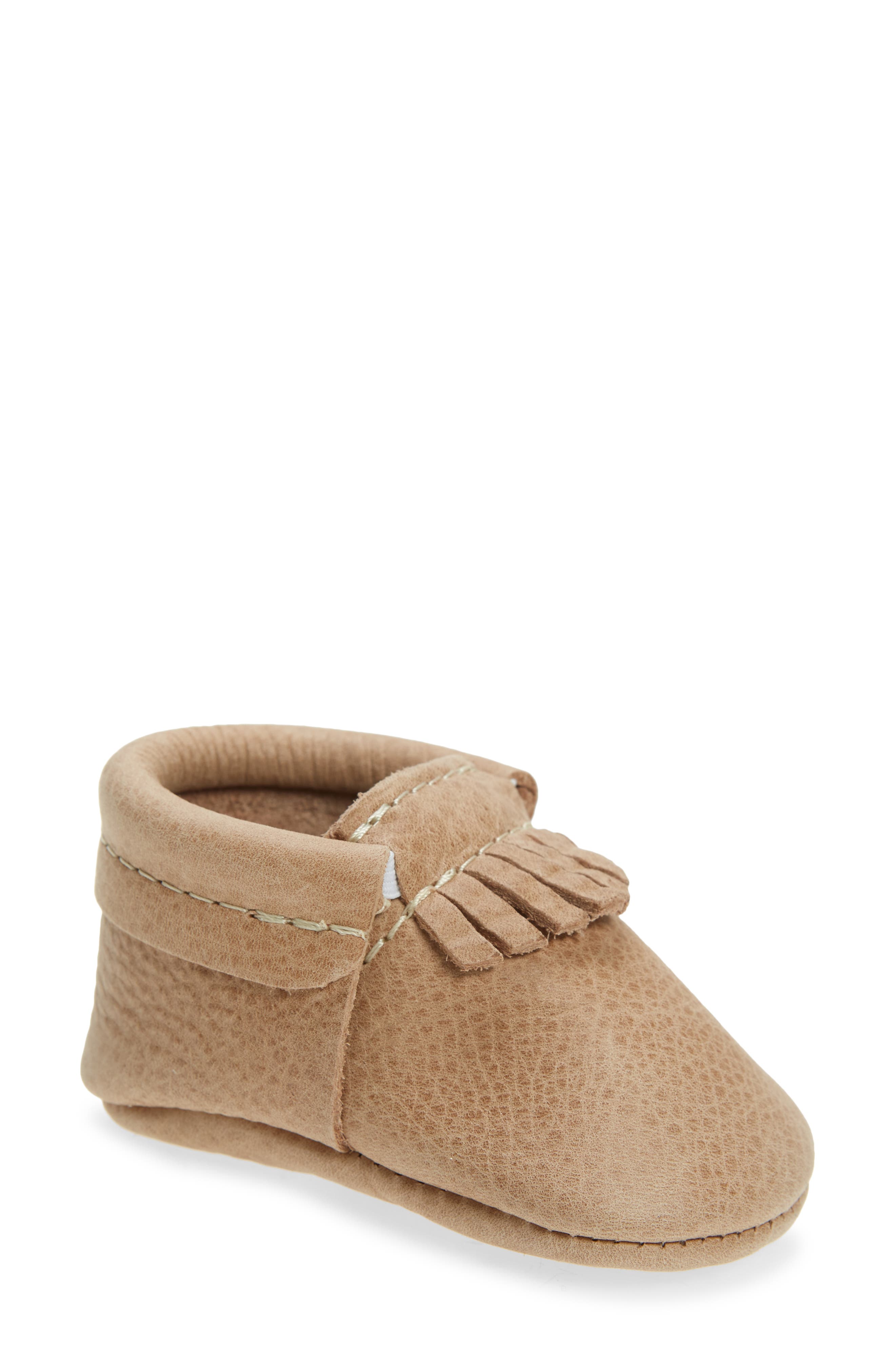City Crib Shoe, Main, color, WEATHERED BROWN LEATHER
