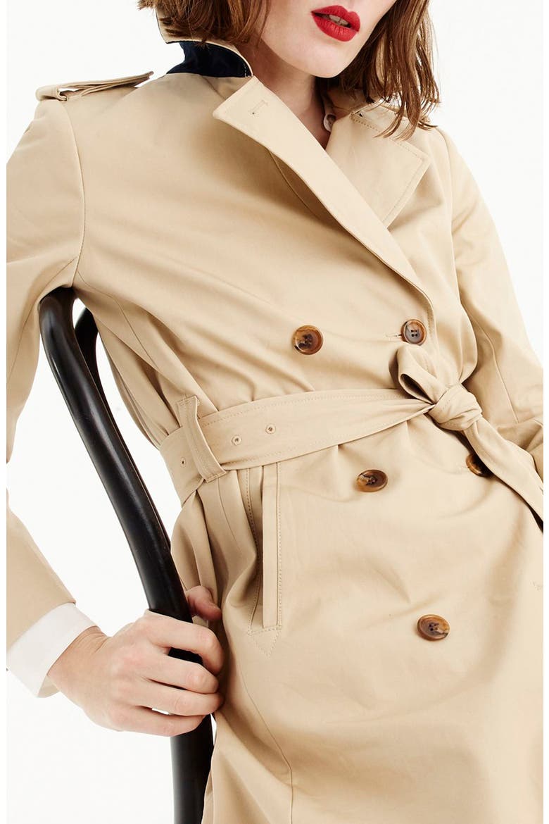 2011 Icon Trench Coat, Alternate, color, VINTAGE KHAKI