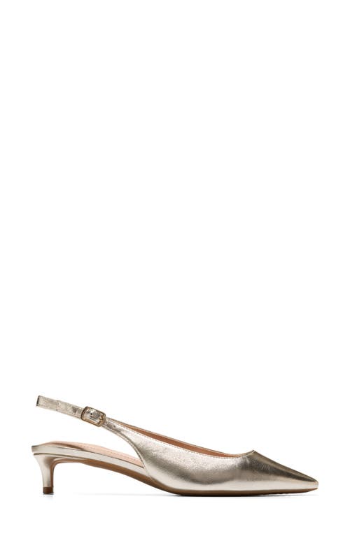 Cole Haan The Go-to Jocelyn Slingback Pump In Gold