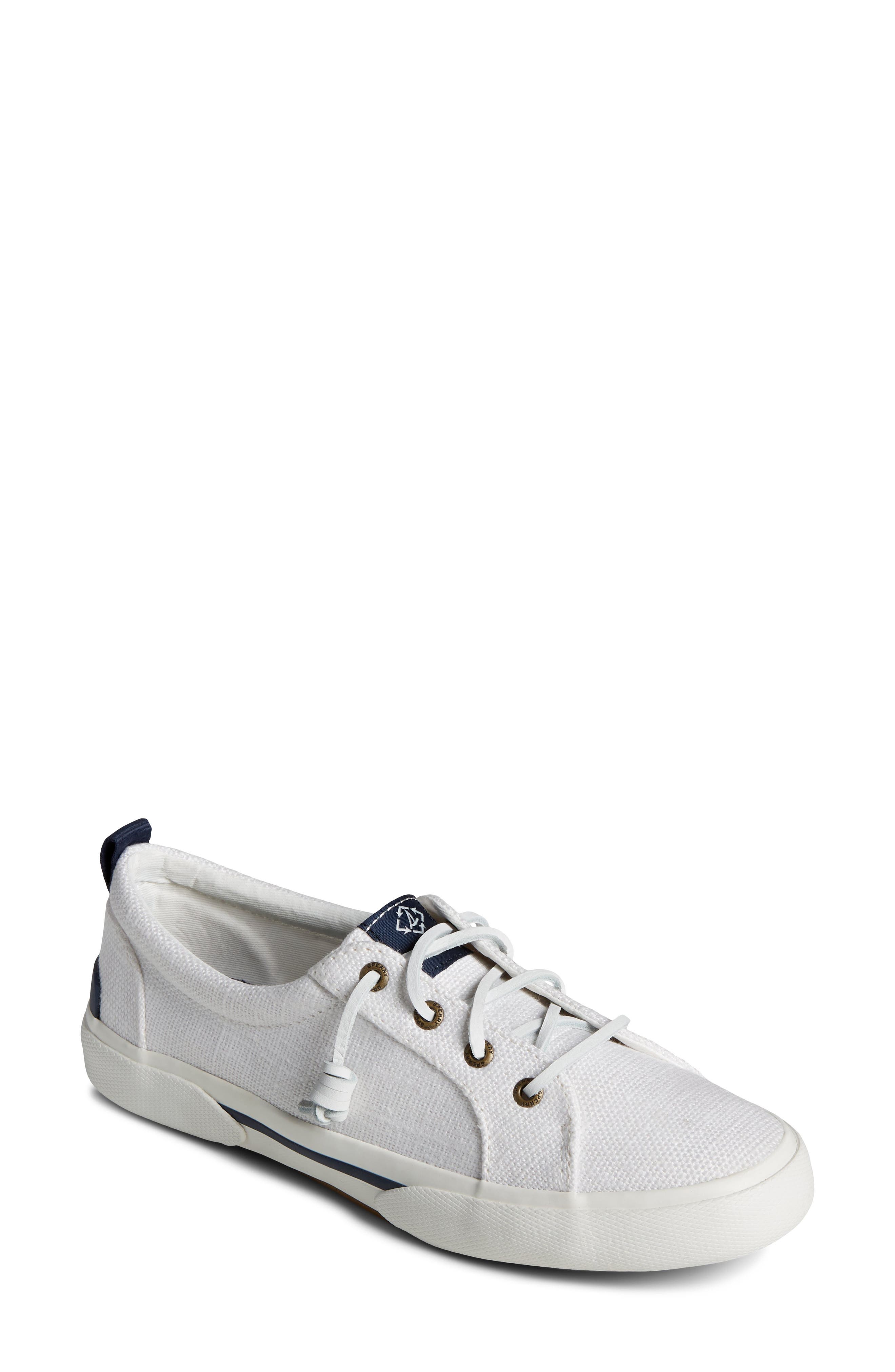 Sperry Pier Wave Sneaker, Main, color, White