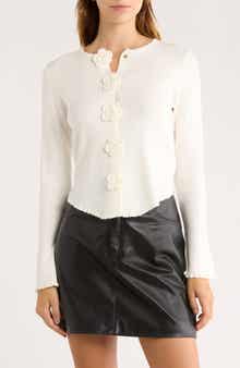Elodie Rosette Bell Sleeve Sweater