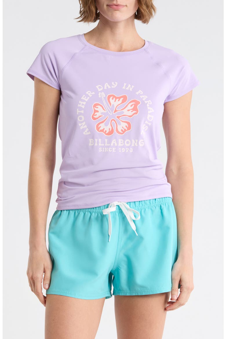 Beach Babe Rashguard Top, Main, color, PEACEFUL LILAC