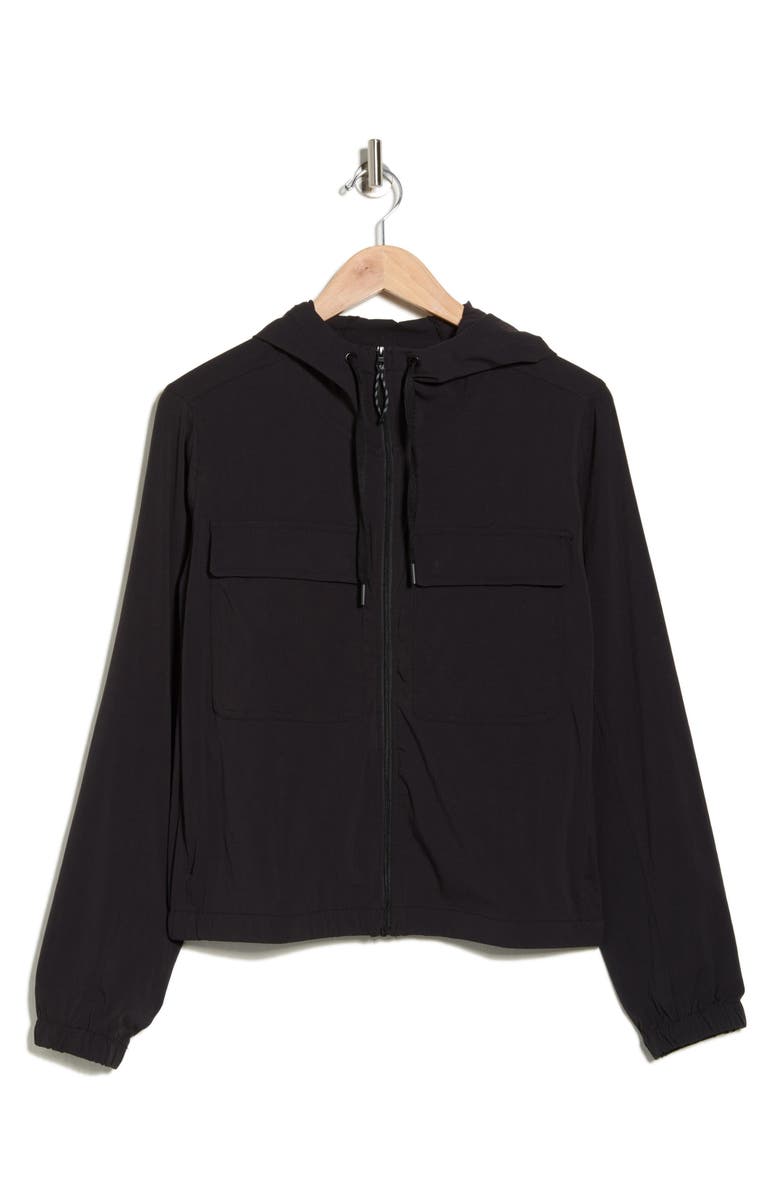 YOGALICIOUS Trekki Vibrant Move Hooded Jacket, Alternate, color, Black