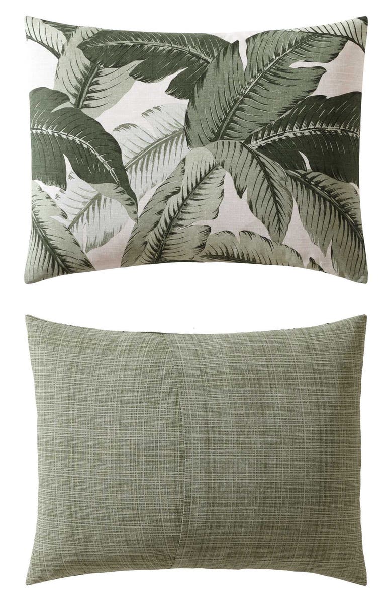 Tommy Bahama Vintage Palms Comforter Set, Alternate, color, Jungle Green