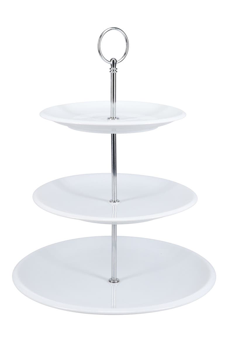 3-Tier Stand, Main, color, WHITE