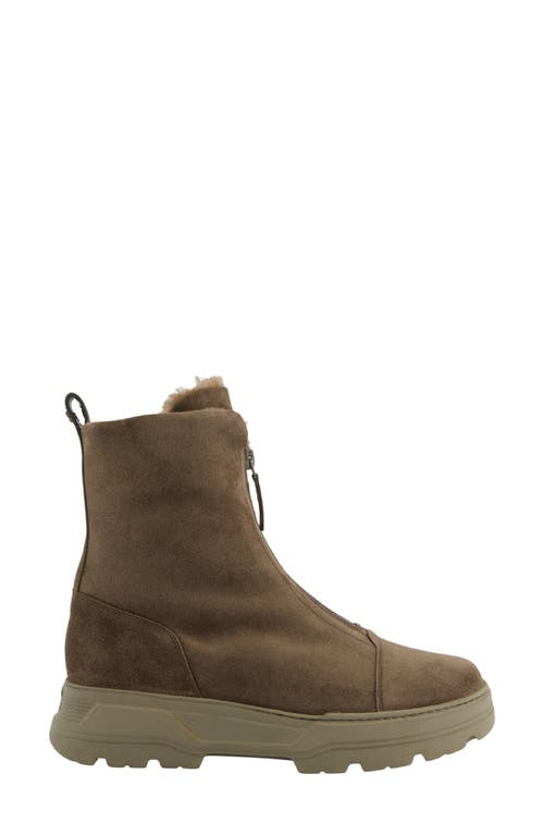 Paul Green Cameo Faux Fur Bootie In Brown